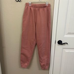 pink sweatpants